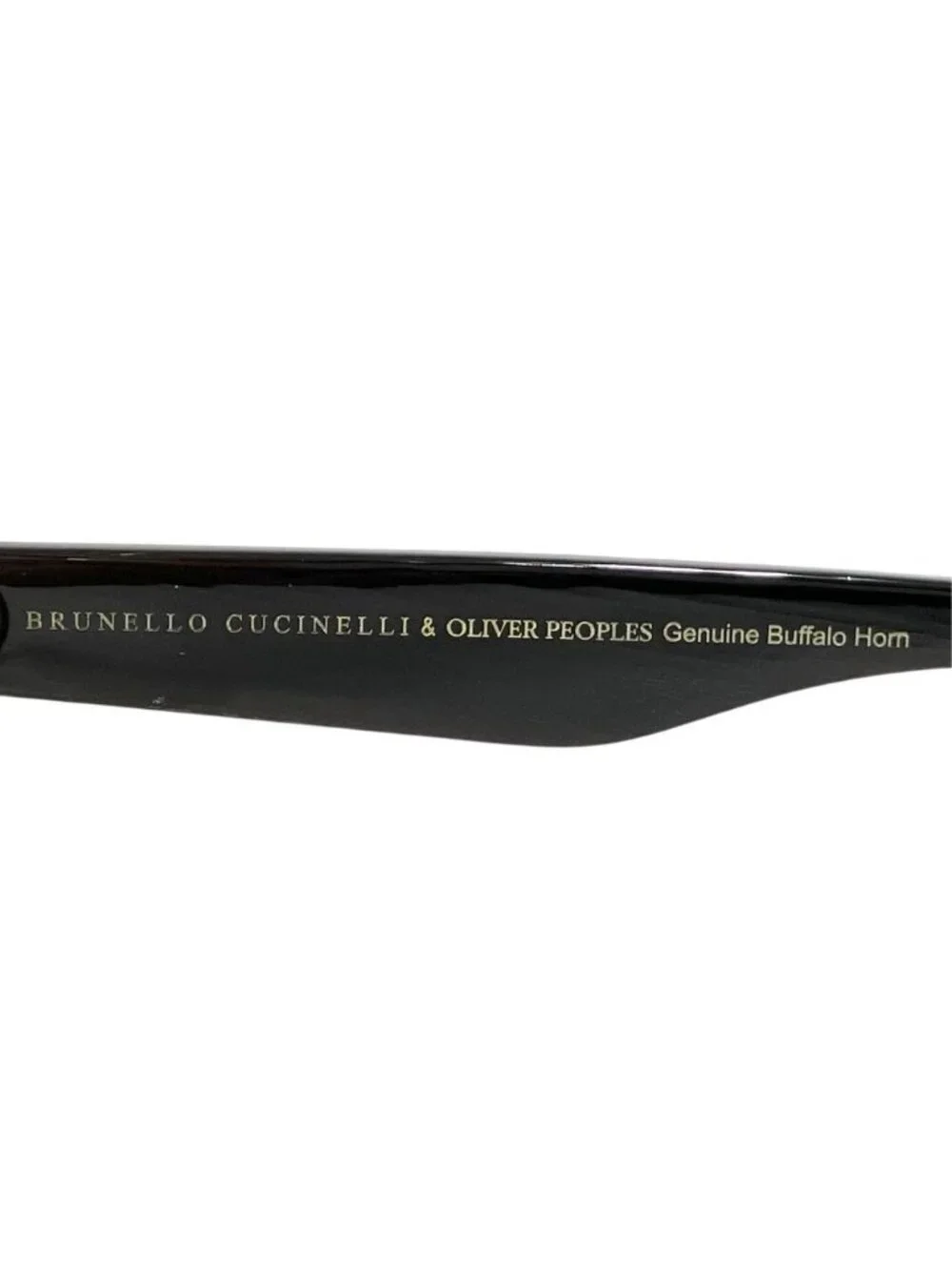 Brunello Cucinelli Oliver Peoples Filu Horn Sunglasses Buffalo Brown Eyewear